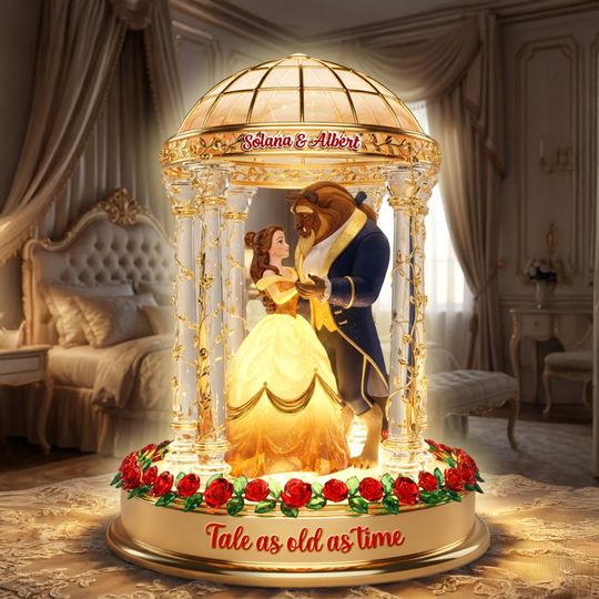 Romantic Love Acrylic Light Box - Personalized Gifts For Couples