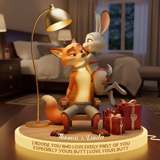 Discover Wild Love Light Box Personalized Gifts For Couple