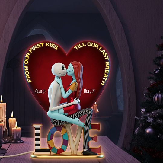 Discover Personalized Gifts For Couple, Custom Shape Acrylic Light Box