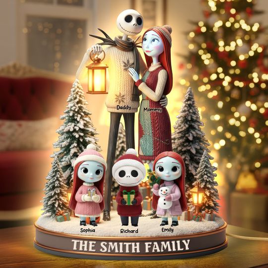 Discover Family Acrylic Light Box - Personalized Gifts For Family