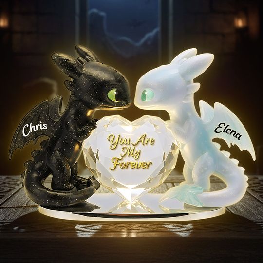 Discover Cute Couple Acrylic Light Box - Personalized Gifts For Couple