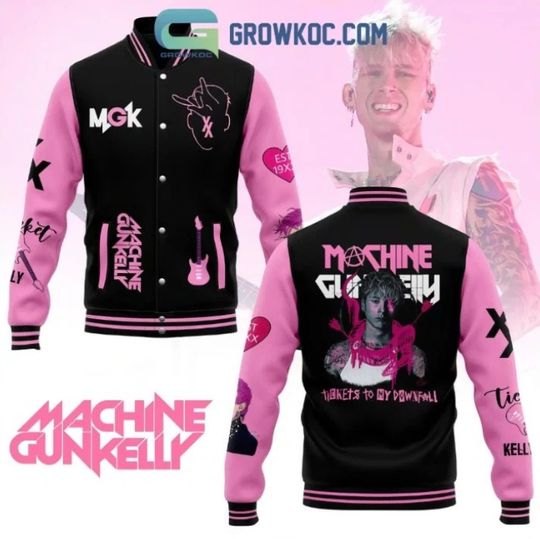 Machine Gun Kelly Tickets To My Downfall Baseball Jacket