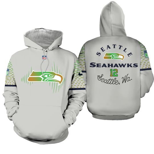 Seattle Seahawk 2025 Rivalries Uniform 3D Hoodie