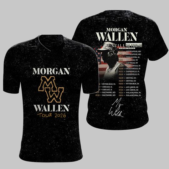 Wallen Western Still The Problem Tour 2026 3D T-Shirt