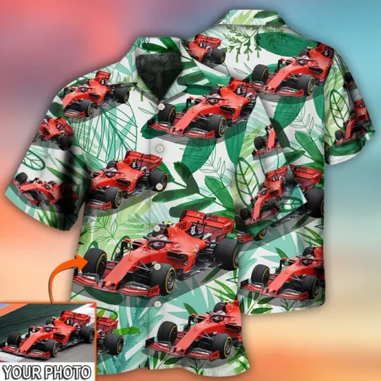 Discover Car Tropical Hawaiian Button Down Shirt