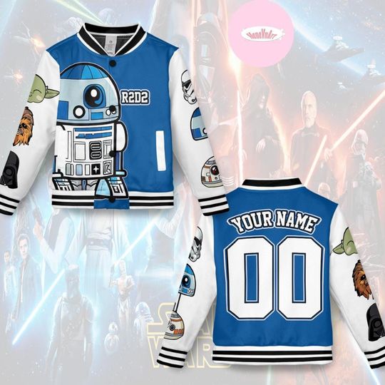 Discover Personalized Disney Star Wars Baseball Jacket, Galaxy's Edge Star Wars Birthday Kids Youth Adult Baseball Team, Star Wars Family Matching