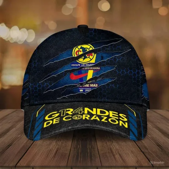 Discover Club America Liga MX Champions Cap – Limited Edition, Adjustable Strapback Cap