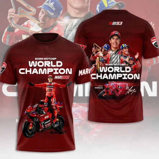 Discover Duca Lenovo Team x Marc Marquez 3D AOP Shirt