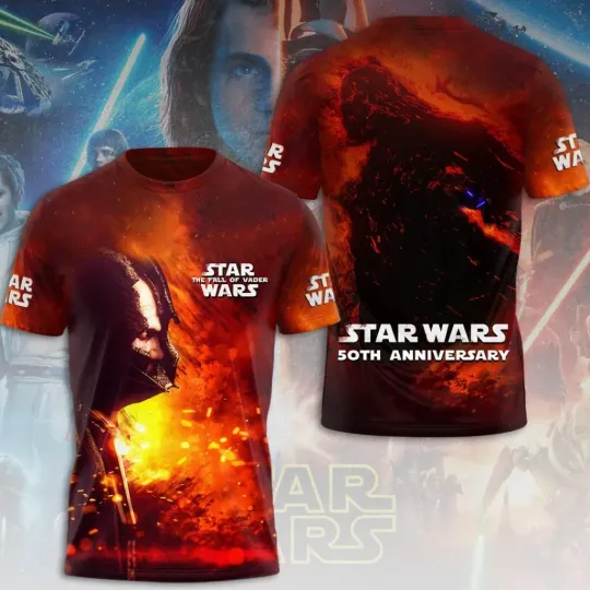 Star Wars x Darth Vader 3D AOP 50th Aniversary Shirt