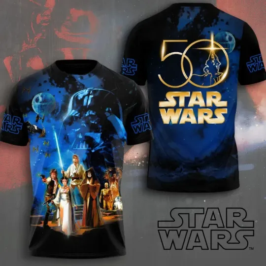 Discover Star Wars 50th Anniversary 3D Apparel Shirt Unisex
