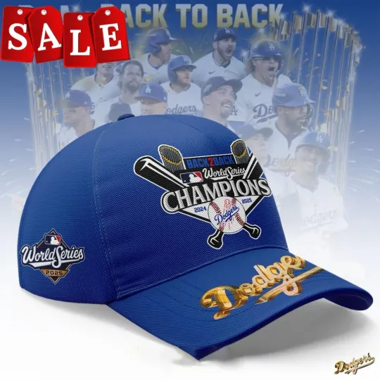 Discover Printed Los Angeles D 2025 World Series Champs Adjustable AOP Baseball Hat