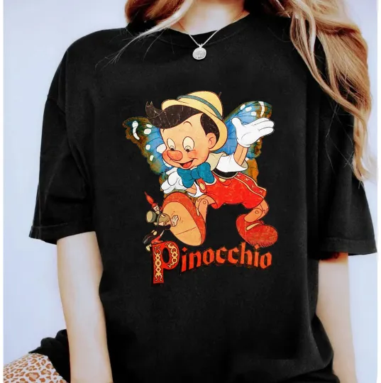 Disney Pinocchio And Jiminy Cricket Shirt