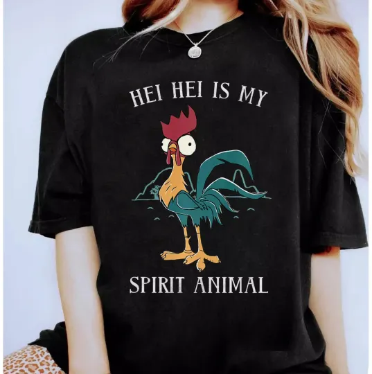 Discover Disney Moana Hei Hei Is My Spirit Animal T-Shirt for Men Women