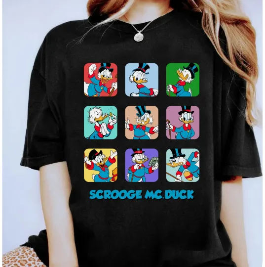 Discover Disney Scrooge McDuck Ducktales Character T-Shirt for Men Women