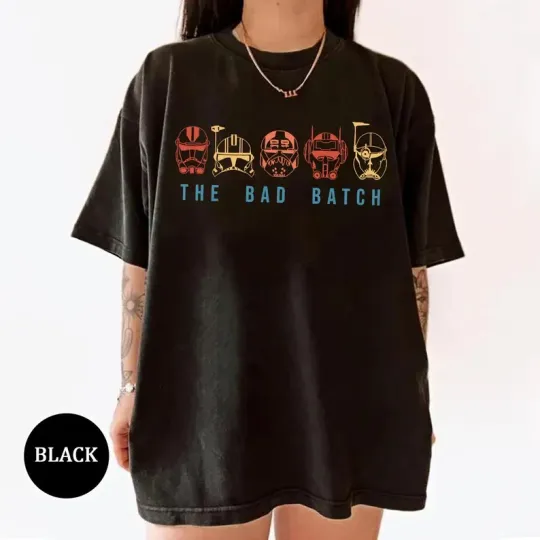 Discover Disney Star Wars The Bad Batch Helmets T-Shirt for Men Women