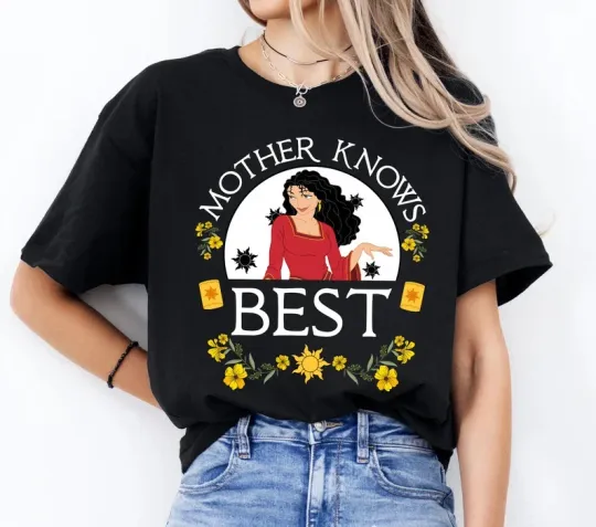 Discover Disney Tangled Mother Gothel Mother Know T-Shirt for Men Women