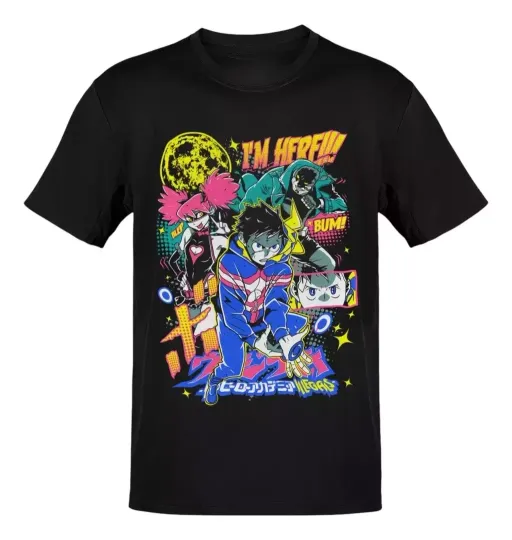 Discover Anime Hero Anime Vigilantes Koichi Po T-Shirt for Men Women