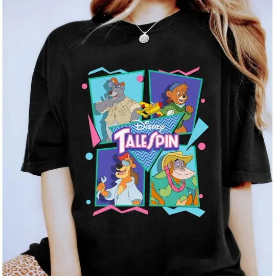 Disney Talespin Characters Group T-Shirt for Men Women