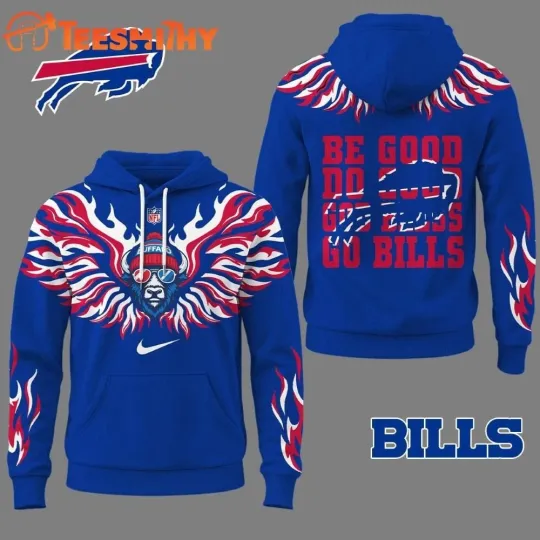 Buffalo Bill 2025 football Fire Wings All Over Print 3D Hoodie Unisex S-5XL