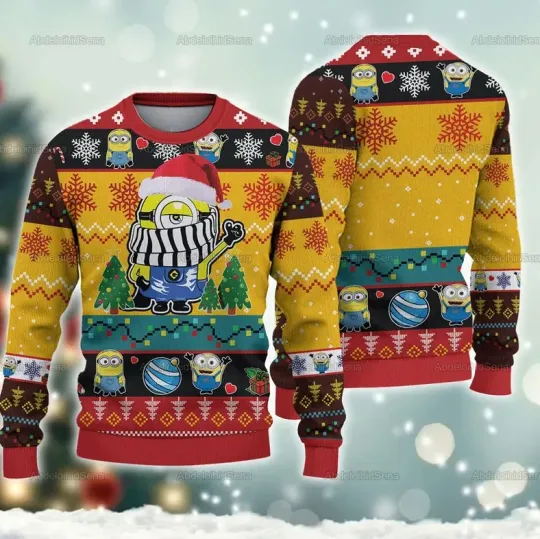 Discover Minions Christmas Sweater, Minions Christmas Ugly Sweater, Minions Merry