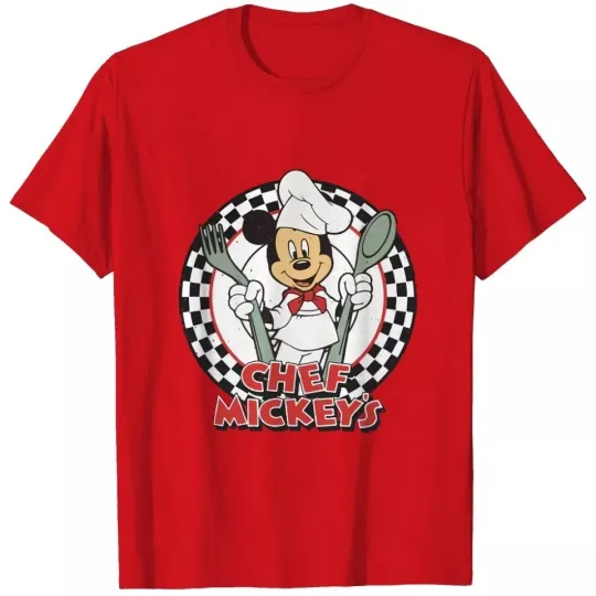 Discover Chef Mickeys Red T-Shirt, Contemporary Resort Disney Dining