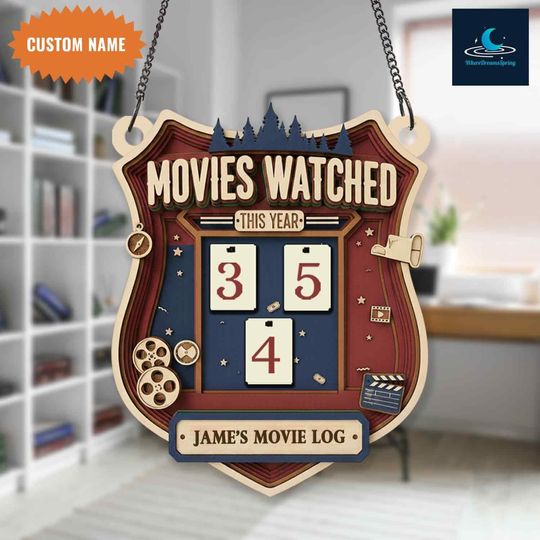 Discover Custom Movie Tracker Marquee Light Design, Gift For Movie Lovers And Film Fans, Cinema Countdown Board, Film Lover Gift, Movie Lover Gift