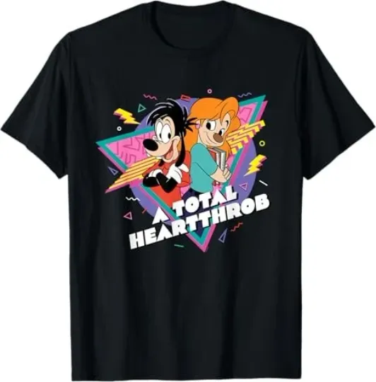 Discover Disney A Goofy Max & Roxanne A Total Heartthrob T-Shirt