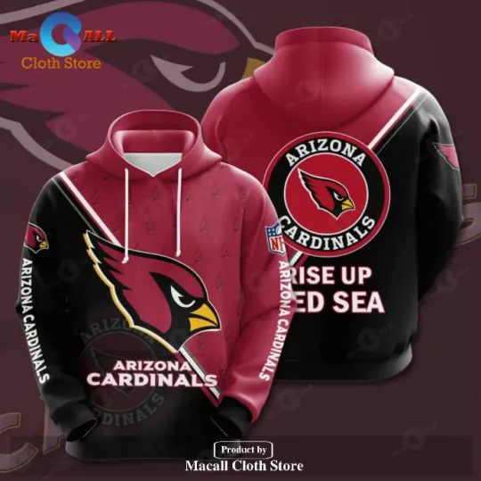 Discover football Arizonna 3D Team Logo Hoodie 3D