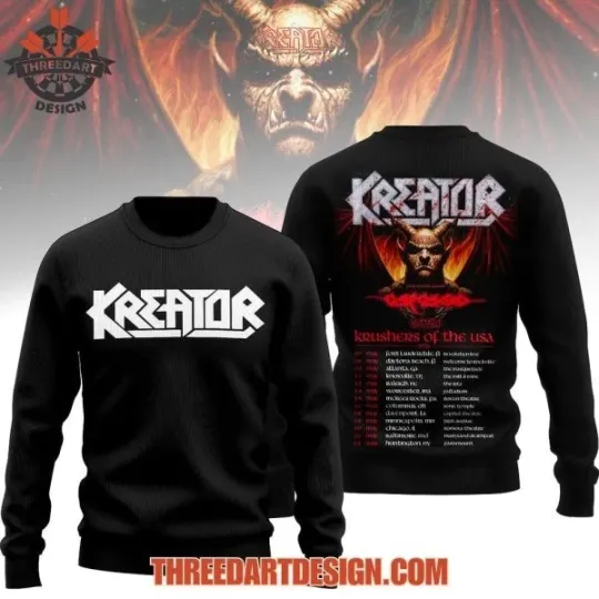 Discover Kreator Of The USA 2026 Sweatshirt 2D