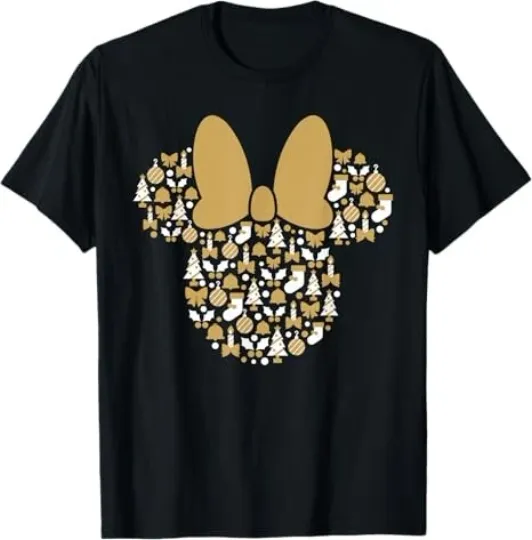 Discover Disney Minnie Mouse Icon Holiday Cheer T-Shirt for Men Women