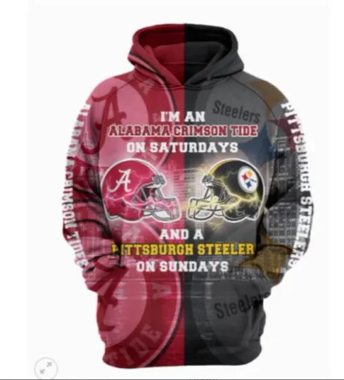 Discover Albm Crimson Hoodie 3D Over Printed Hoodie Size S-5XL