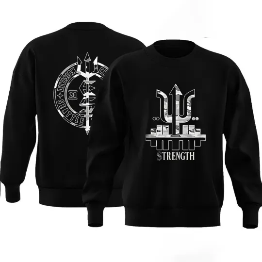 Discover Seattle Mariners Strength Division Champs Logo Two Sided SweatShirt