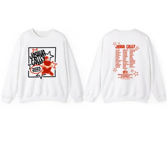 Descendants Zombies Worlds Collide Tour 2025 SweatShirt, Joshua Colley Cast Tee