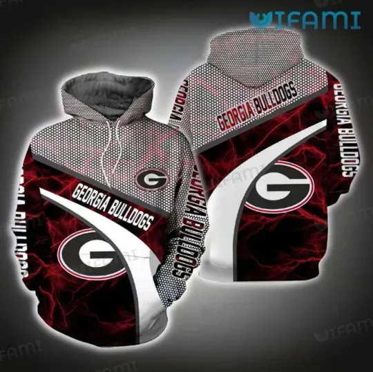 GA bulldogs Hoodie 3D Armor Pattern Gift for Bulldogs Fans Size S-5XL