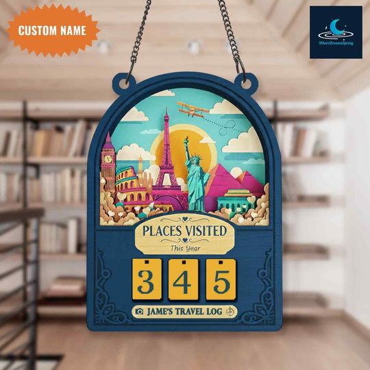 Discover Personalized Travel Tracker Sign, Map Suitcase, Country Travel Tracker, Countries Visited Tracker, Places Visited Tracker, Travel Tracking