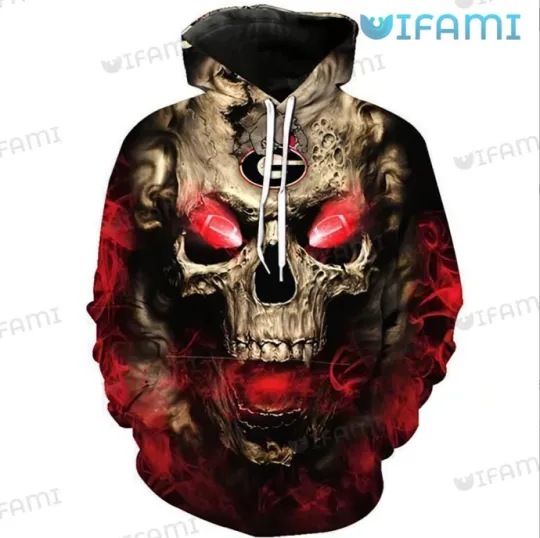 Discover Georgia Football Hoodie 3D Fire Skull GA bulldogs Gift  size S-5XL