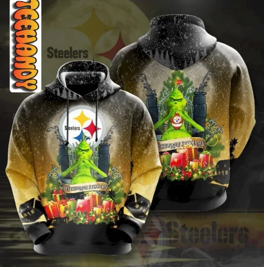 Discover Pittsburgh funny character Snow Hoodie 3D Size S- 5XL