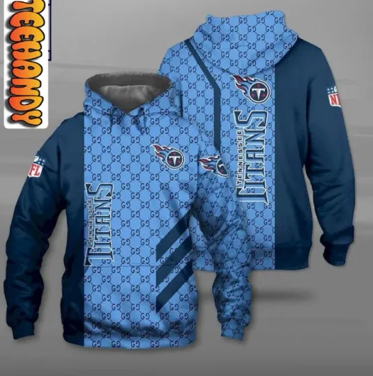 Discover Tennessee Tiitans Luxury Design football Hoodie 3D Size S-5XL
