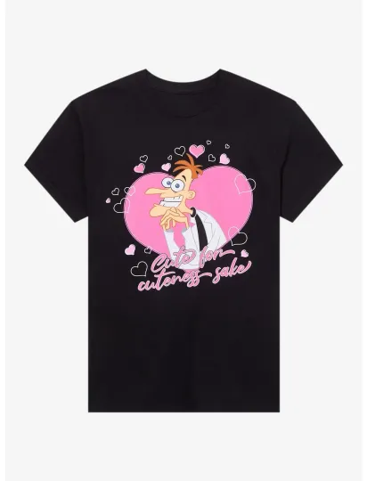 Discover Disney Doofenshmirtz Cute For Cuteness Heart T-Shirt for Men Women