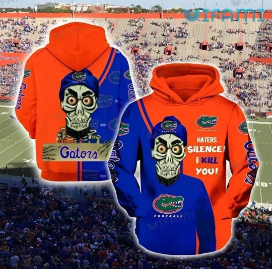 Gators Hoodie 3D Achmed Skull Haters Silence I Kill You Florida Gators Gift Ver