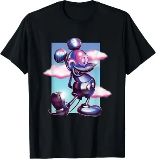 Discover Disney Mickey And Friends Mickey Robot Galaxy Style T-Shirt Size S - 5XL