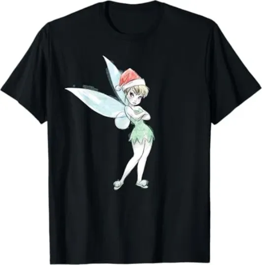 Discover Disney Peter Pan Tinker Bell Holiday T-Shirt Size S - 5XL