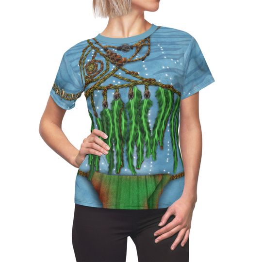 Avatar 2 Costume, Kiri Women's Shirt, The Way of Water Cosplay, Animal Kingdom The World of Avatar