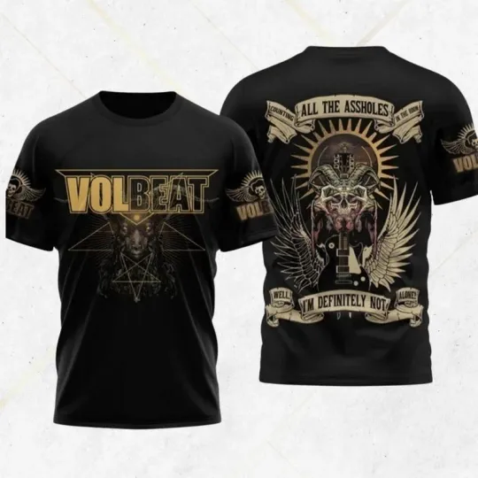 Discover Greatest Of All Tours Volbeat Worldwide 2025 T-Shirt 3D