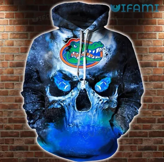 Gators Hoodie 3D Jack Skellington Football Halloween Palace Florida Gators Gift