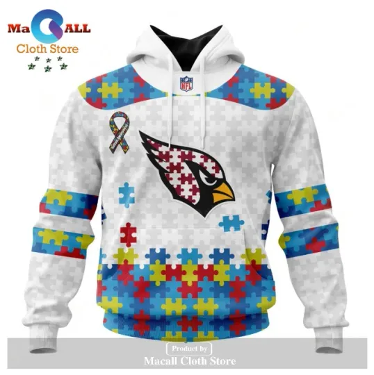 Discover football Arizonna Special Autism Awareness Puzzle Game Hoodie