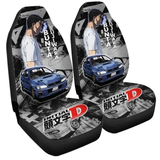 Discover Bunta Fujiwara Car Seat Covers – Initial D Anime Vehicle Accessories