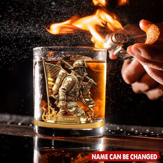 Discover Personalized Firefighter Whiskey Glass