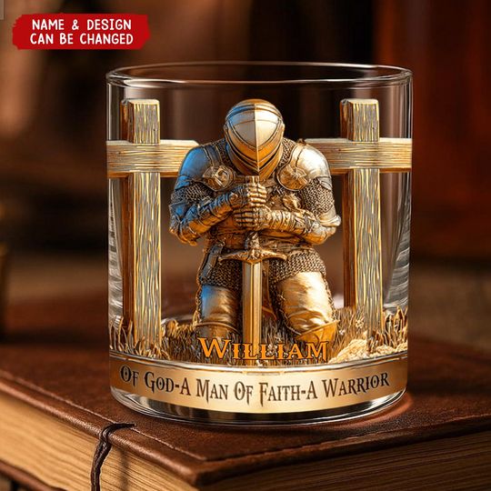 Discover A Child Of God - Personalized Christian Whiskey Glass