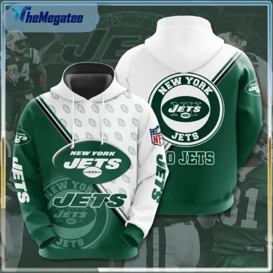 Discover New York Football Team Jetss 3D Hoodie, Unisex Adults S-5XL